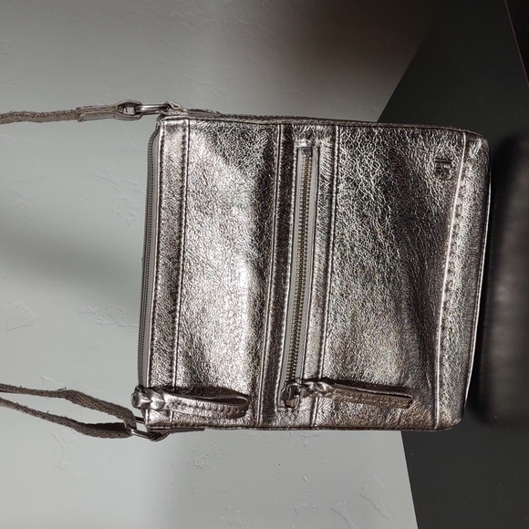 The Sak Bags The Sak Pax Metallic Leather Crossbody Bag Poshmark